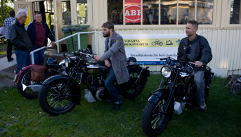 Husqvarna fabriksmuseum visar motorcyklar 2009